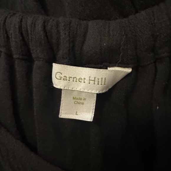 Garnet Hill Cotton Gauze Long Cover-Up Maxi Dress Size L - Picture 4 of 6